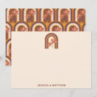 Bohème Personnalisé Automne Terracotta Mariage Flo