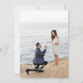 Carte De Remerciements Boho Aquarelle Florale Pampas Grasse Photo (Dos)