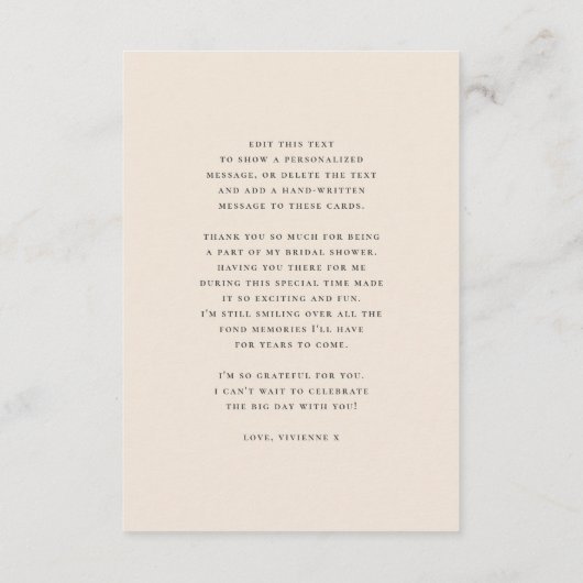 Carte De Remerciements Boho Automne Pampas et Citrouille Fête de Mariage (Dos)