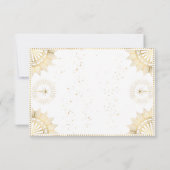 Carte De Remerciements Boho Céleste Tarot Mariage Thème Soleil et Lune (Dos)