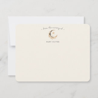 Carte De Remerciements Boho Celestial Gender Neutral Baby Shower