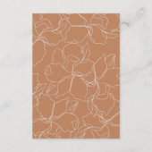 Carte De Remerciements Boho Colors Brunch & Bubbly Enterrement de Vie de (Dos)