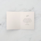 Carte De Remerciements Boho Earth Tone Rainbow Baby shower (Intérieur)