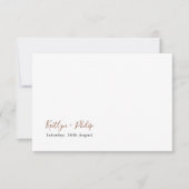 Carte De Remerciements Boho Earthy Botanical Élégant ivoire (Devant)