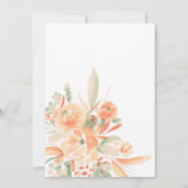 Carte De Remerciements Boho Fête de Mariage Terracotta Peinte à la Main (Dos)