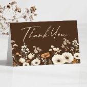 Carte De Remerciements Boho Fleur sauvage Fleurs sauvages Jardin Floral