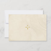 Carte De Remerciements Boho Fleurs Pampas Grass Fête des mariées Othodoxe (Dos)