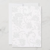 Carte De Remerciements Boho Floral Berries Purple Mariage (Dos)