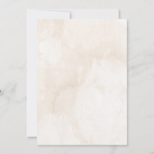 Carte De Remerciements Boho Floral Brunch et Bubbly Fête des mariées (Dos)