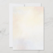 Carte De Remerciements Boho Floral Brunch et Bubbly Fête des mariées (Dos)