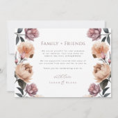 Carte De Remerciements Boho Floral Flat Photo Mariage (Dos)