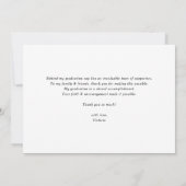 Carte De Remerciements Boho Pot Succulents et Cactus Graduation (Dos)