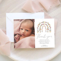 Boho Rainbow Floral Fleur sauvage Baby shower fill