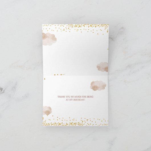 Carte De Remerciements Boho Rainbow n'est-elle pas Onederful Folded (Intérieur)