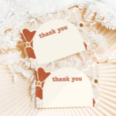 Carte De Remerciements Boho Retro Super Floral