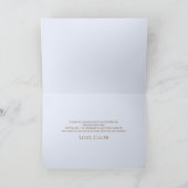 Carte De Remerciements Boho Teddy Bear Beary Première fête d'anniversaire (Intérieur)