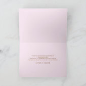 Carte De Remerciements Boho Teddy Bear Beary Première fête d'anniversaire (Intérieur)