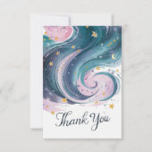 Carte De Remerciements Boho Whimsical Starry Celestin (Devant)