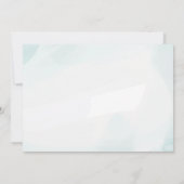 Carte De Remerciements Bois Animaux Jungle Baby shower de verdure (Dos)