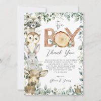 Bois Animaux Végétation Bois Baby shower garçon