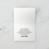 Carte De Remerciements Bois Brun Riche Typographie Simple Moderne Décontr (Intérieur)