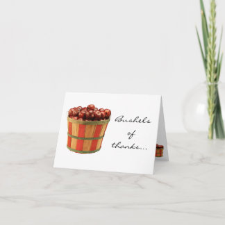 Carte De Remerciements Boisseaux de mercis…