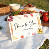 Carte De Remerciements Boites et planches Baby shower de charcuterie