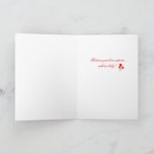 Carte De Remerciements Bon d'amour Valentine (Intérieur)