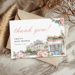 Carte De Remerciements Bonjour Bébé Paris Baby shower français