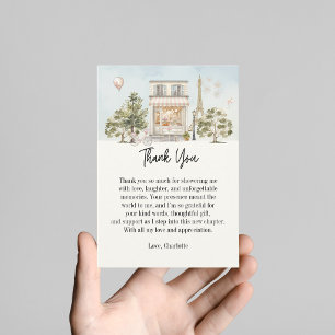 Carte De Remerciements Bonjour Bébé Paris Fête Prénatale pour Bébé