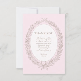 Carte De Remerciements Bonjour Bebe Pâtisserie française