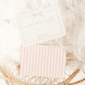 Carte De Remerciements Bonjour Bébé Pink Paris Eiffel Tower Baby Shower