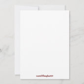 Carte De Remerciements Bonne année bonifiée Kangaroo | (Dos)