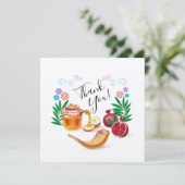 Carte De Remerciements Bonne année juive Rosh Hashanah Nouvel An juif mie (Debout devant)