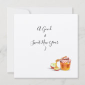 Carte De Remerciements Bonne année juive Rosh Hashanah Nouvel An juif mie (Dos)