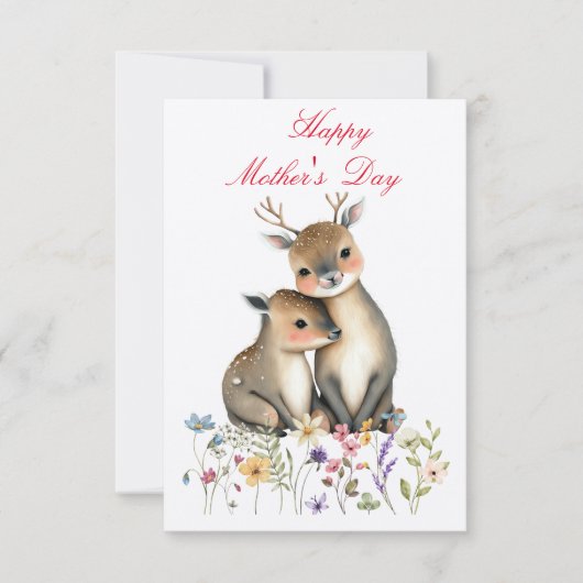 Carte De Remerciements Bonne fête des mères (Devant)