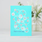 Carte De Remerciements Bonne journée (Debout devant)