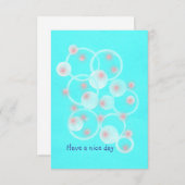 Carte De Remerciements Bonne journée (Devant / Derrière)