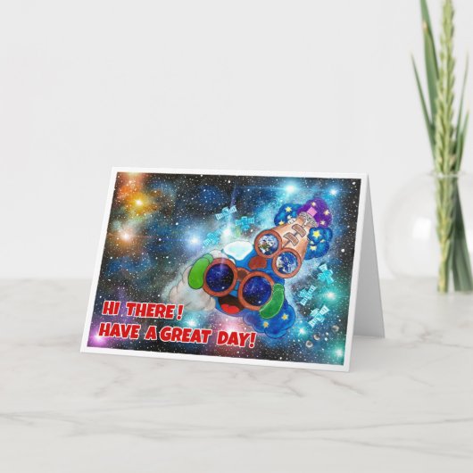 Carte De Remerciements Bonne journée ! (Devant)