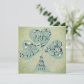 Carte De Remerciements "Bonne Saint Patrick's Day" écrit à la main que (Debout devant)