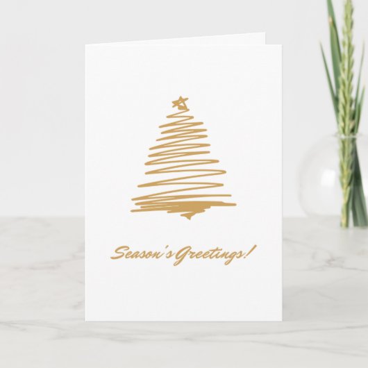 Carte De Remerciements Bonnes Fêtes (Devant)