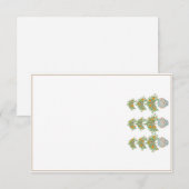 Carte De Remerciements Bonnets de gingembre Topieux Orange Tree (Devant / Derrière)