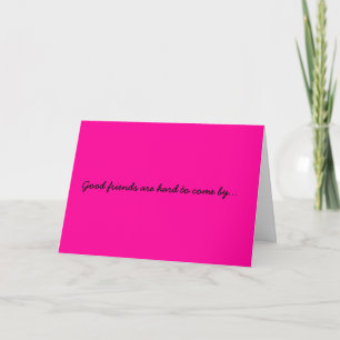 Carte De Remerciements Bons amis