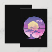 Carte De Remerciements Bonsai Wave Premium Cadeau (Devant / Derrière)