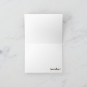 Carte De Remerciements Boots & Bubbly Mariée en Bottes (Intérieur)