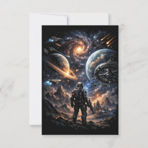 Carte De Remerciements Bord de la Galaxie