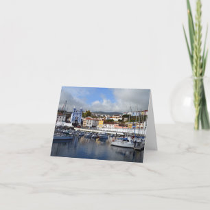 Carte De Remerciements Bord de mer d'Angra do Heroismo : Terceira, Açores