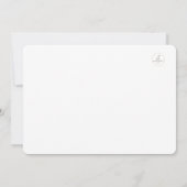 Carte De Remerciements Bordure de Conception Originale Collie de Border P (Dos)