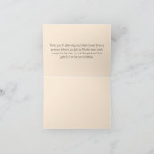 Carte De Remerciements Bordure Florale Élégante (Intérieur)