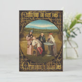 Carte De Remerciements Bosch Hieronymus - Extraction De La Pierre De Madn (Debout devant)